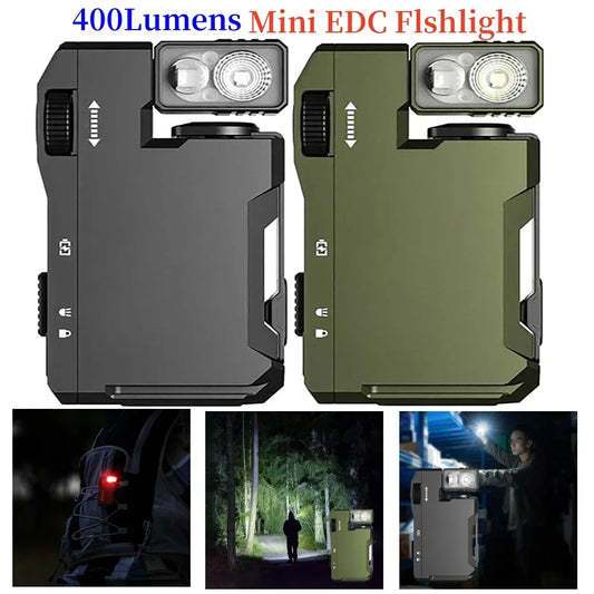 For WUBEN G5 400Lumens Portable Pocket Mini Light EDC Keychain Flashlight Waterproof Torch 180° Rotating Head For Outdoor Campin