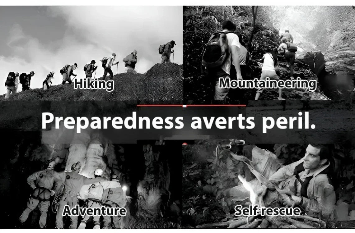 Sos Wilderness Survival Equipment Camping Outdoor Multi-functional Tool Set Adventure Self-defense First Aid Kit Multitool