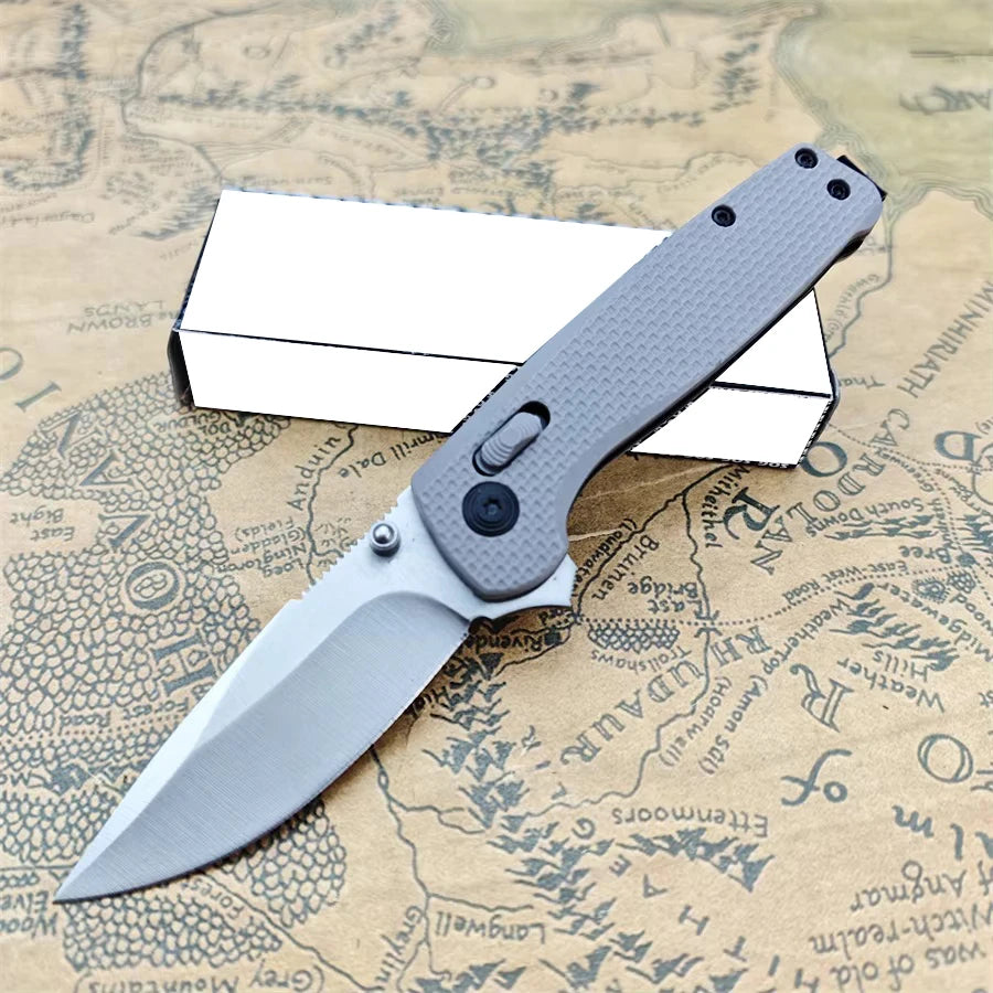 Folding Pocket Knives D2 Drop Point Blade Nylon Fiber Handle Outdoor Camping Tactical Hunting Survival EDC Utility Knives Tools