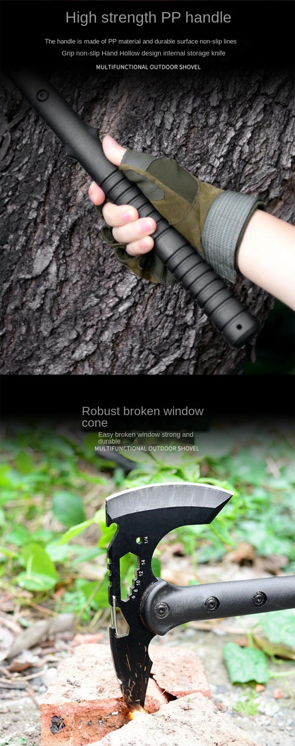 Devil's Assault Axe Beg Opening Axe Camping Axe Life-saving Axe Fire Axe Multi-function Raw Tools Outdoor Tactical Axe
