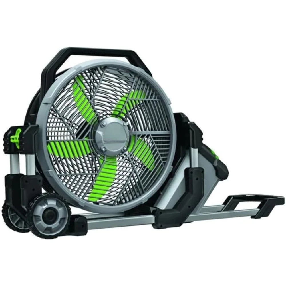 High quality - Portable Misting Fan, Outdoor Electric 18" 5 Speed Fan, Battery and Charger Not Included,Black - Free Delivery