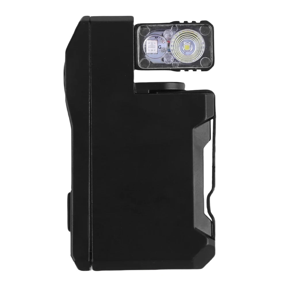 Portable Flat Pocket Flashlight 400 Lumens Mini Flashlight Magnetic Keychain Flashlight for Outdoor Home Emergencies