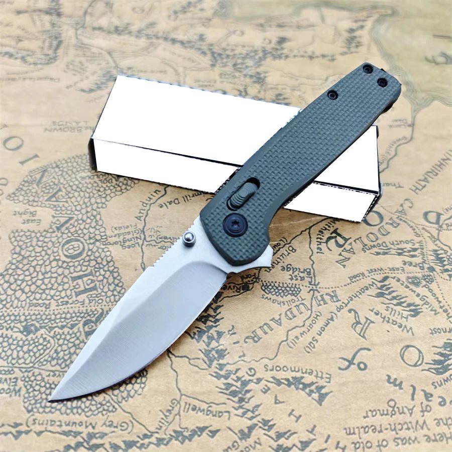 Folding Pocket Knives D2 Drop Point Blade Nylon Fiber Handle Outdoor Camping Tactical Hunting Survival EDC Utility Knives Tools