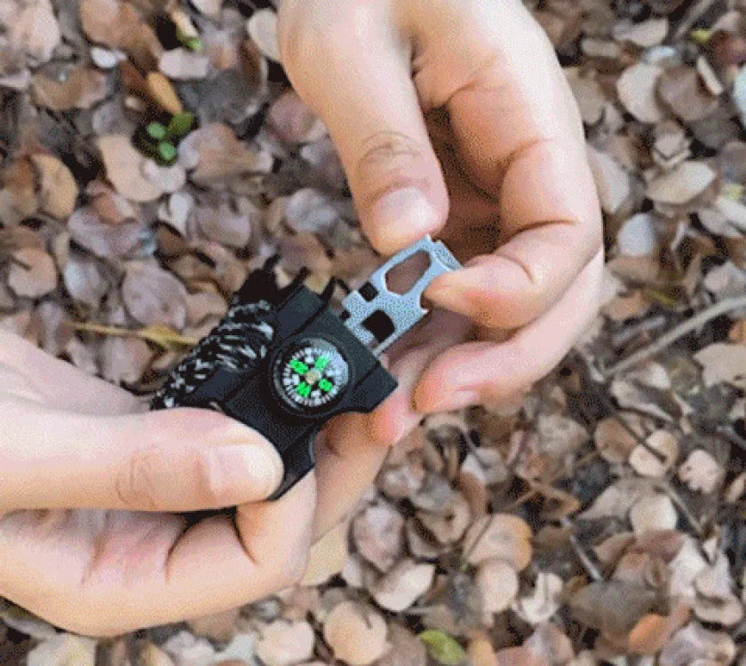 Sos Wilderness Survival Equipment Camping Outdoor Multi-functional Tool Set Adventure Self-defense First Aid Kit Multitool