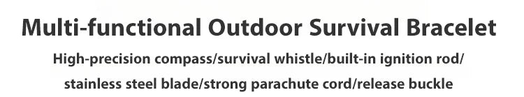 Sos Wilderness Survival Equipment Camping Outdoor Multi-functional Tool Set Adventure Self-defense First Aid Kit Multitool