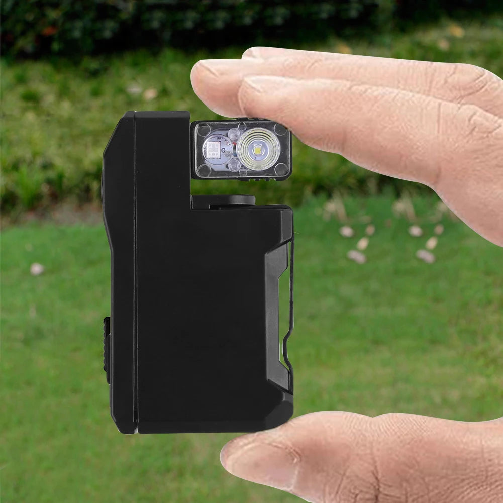 Portable Flat Pocket Flashlight 400 Lumens Mini Flashlight Magnetic Keychain Flashlight for Outdoor Home Emergencies